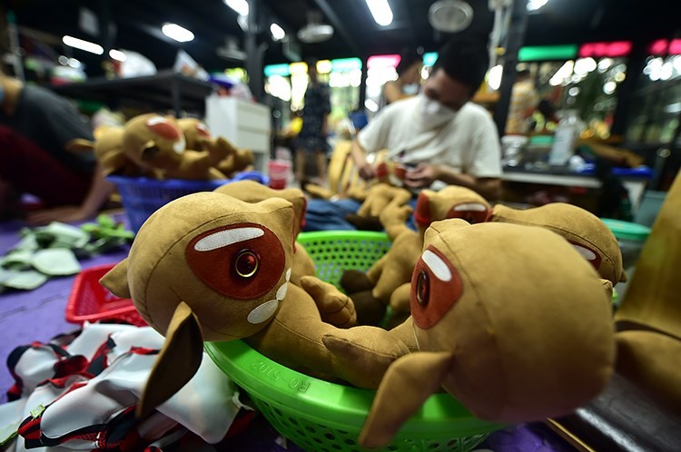 Hundreds of stuffed sao la accompany SEA Games 31