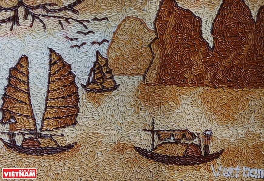 Rice paintings reflect Viet Nam’s soul Rice paintings reflect Vietnam’s soul