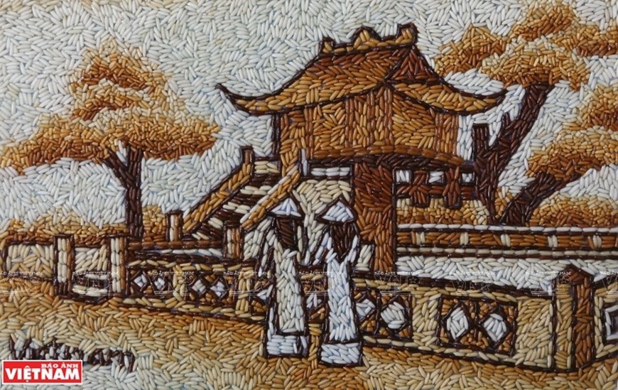 Rice paintings reflect Viet Nam’s soul Rice paintings reflect Vietnam’s soul