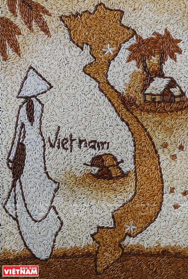 Rice paintings reflect Viet Nam’s soul Rice paintings reflect Vietnam’s soul