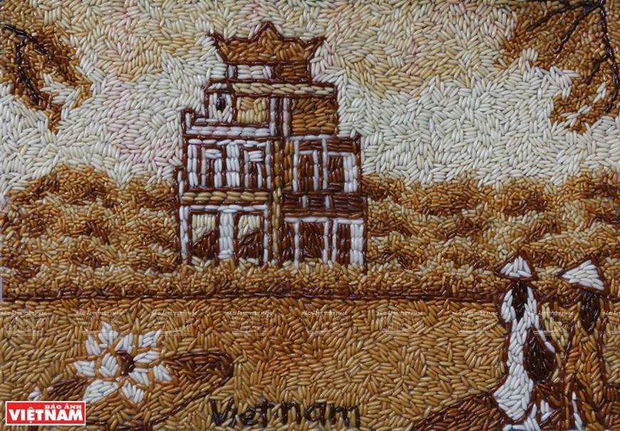 Rice paintings reflect Viet Nam’s soul Rice paintings reflect Vietnam’s soul