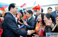 president tran dai quang arrives in moscow starting official visit to russian federation