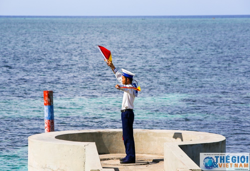 Peaceful moments in Truong Sa islands