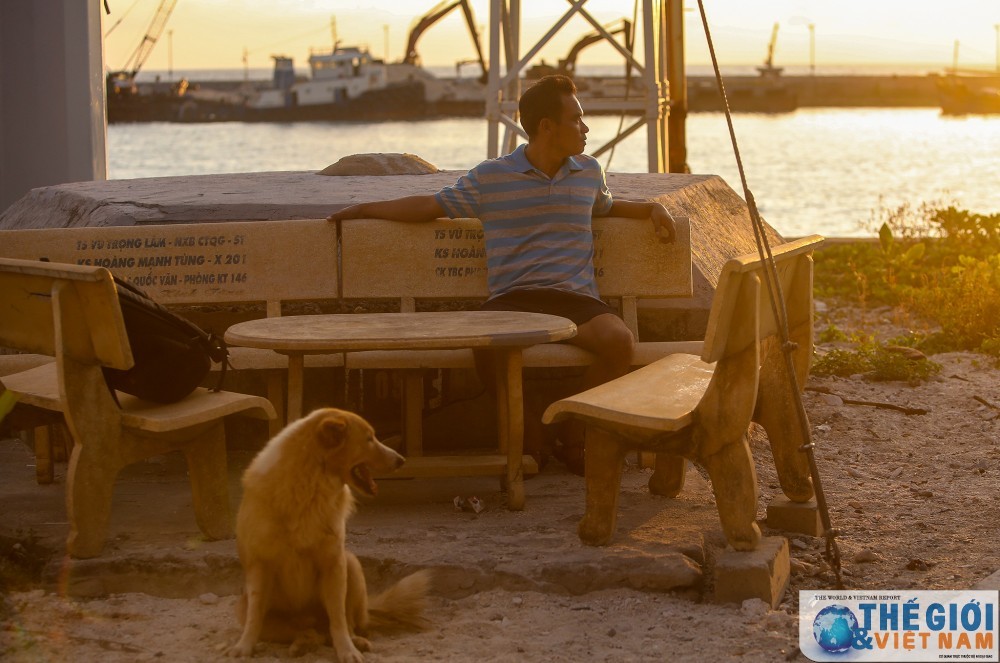 Peaceful moments in Truong Sa islands