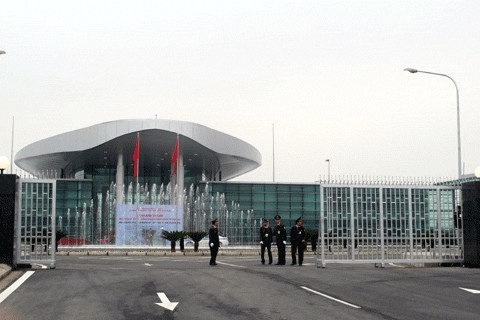 The VIP A guest house area of Noi Bai airport is for welcoming foreign high-ranking guests. (Source: Termimesh)