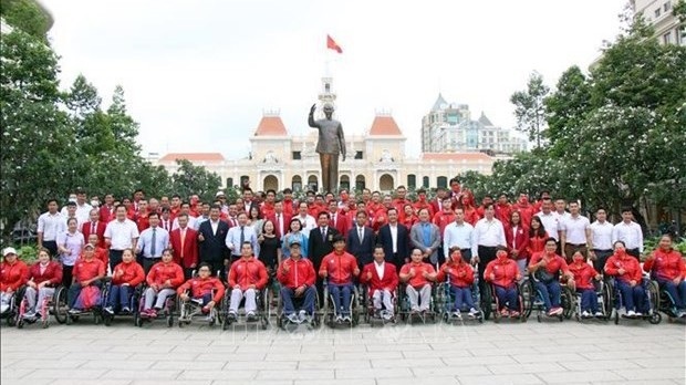 Vietnamese flag flies at 2022 ASEAN Para Games