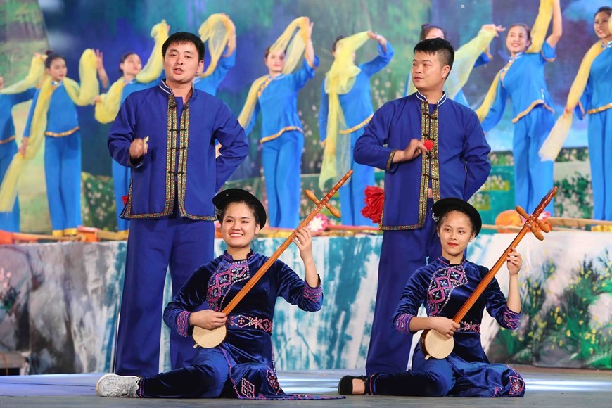 Then singing - special ritual practice of ethnic minority groups Then singing - special ritual practice of ethnic minority groups