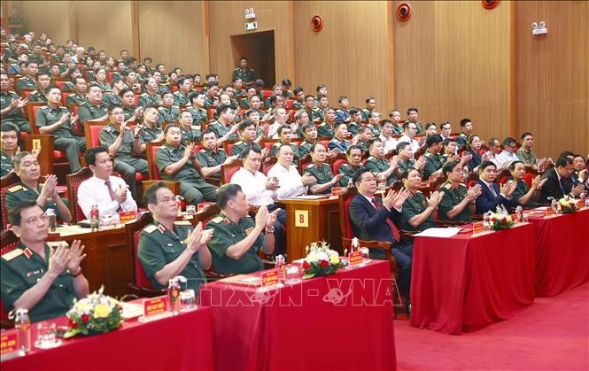 National Assembly Chairman Vuong Dinh Hue and delegates attended the opening ceremony. (Photo: VNA)