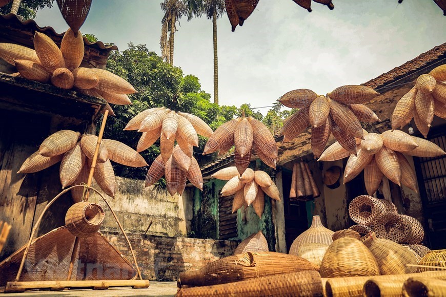Village boasts 200 years of fish pot making Craft village boasts 200 years of fish pot making