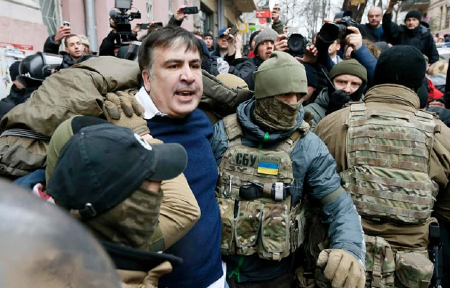 Cựu Tổng thống Gruzia Saakashvili bị bắt ở Ukraine