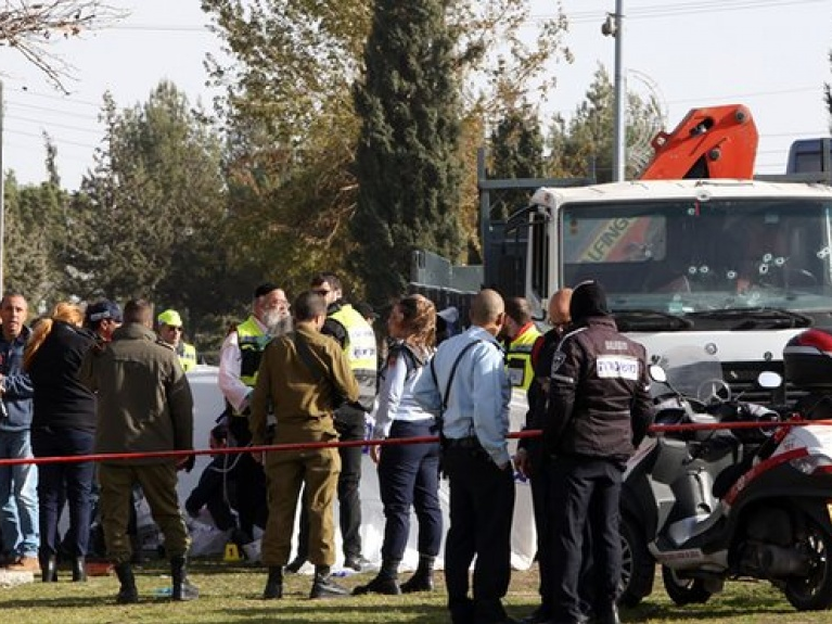 Jerusalem: Tấn công bằng xe tải, gần 20 người thương vong