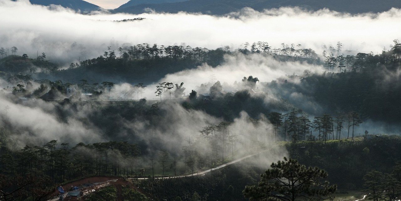 Twilight in Da Lat city. (Photo: Nguyễn Dũng)