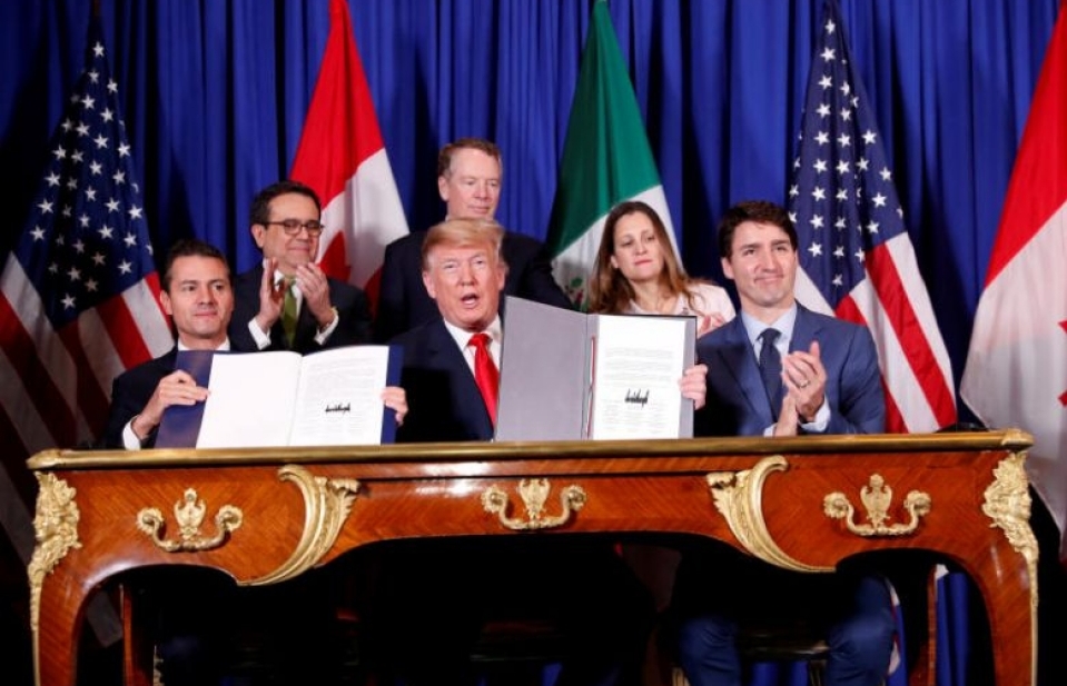 Tổng thống Mỹ kêu gọi Quốc hội thông qua Hiệp định thay thế NAFTA nhằm khôi phục sản xuất