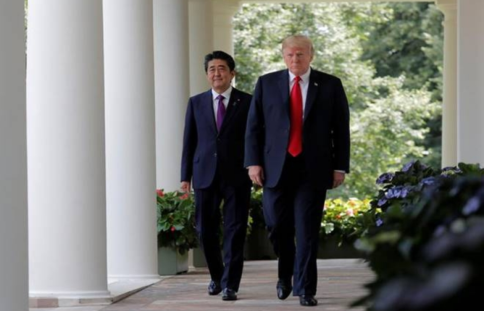 Thượng đỉnh Mỹ - Triều Tiên lần hai: Thủ tướng Nhật Bản ủng hộ quyết định của Tổng thống Trump