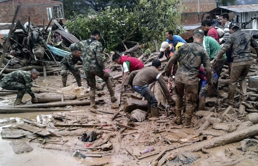 Lở đất tại kinh hoàng tại Colombia, 200 người thiệt mạng