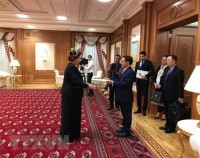 Đại sứ Ngô Đức Mạnh trình quốc thư và thúc đẩy hợp tác với Turkmenistan
