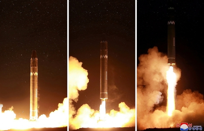 Sáng nay Triều Tiên phóng tên lửa tầm ngắn hướng ra biển Nhật Bản