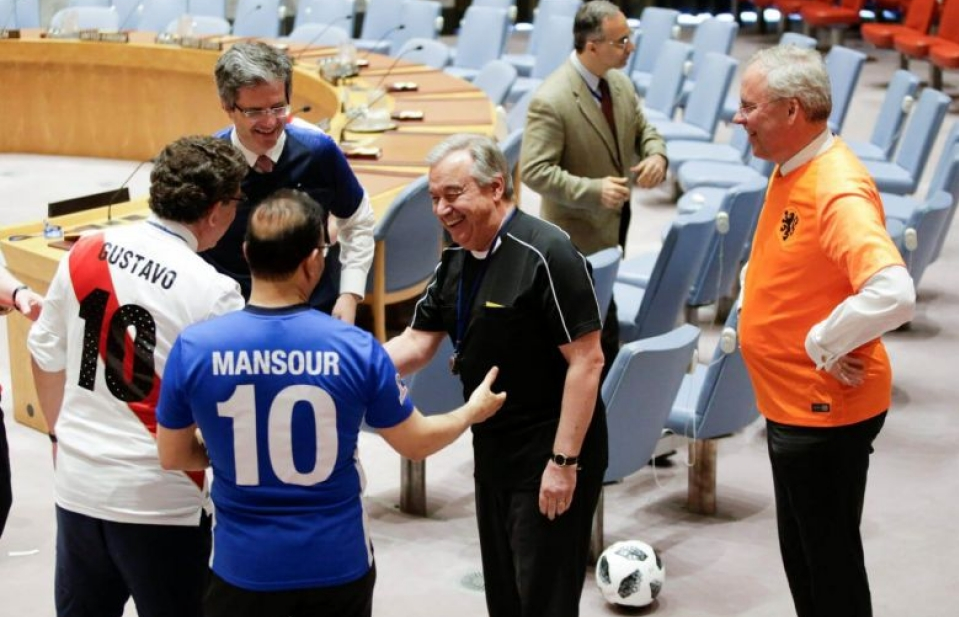 Khi World Cup tràn đến Hội đồng Bảo an Liên hợp quốc