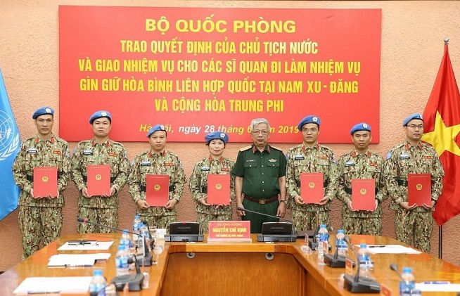 Việt Nam cử thêm 7 sĩ quan đi làm nhiệm vụ gìn giữ hòa bình Liên Hợp Quốc