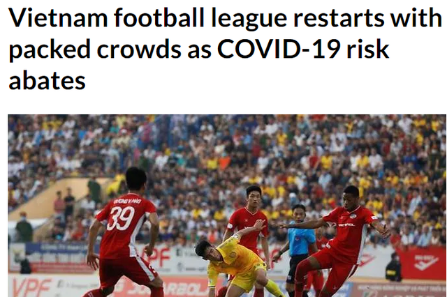 Báo châu Á 'ghen tị' với sự trở lại ấn tượng của V-League 2020
