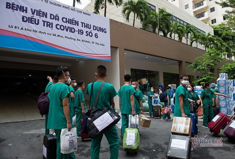 Bên trong khu điều trị bệnh nhân Covid-19 nặng ở TP. Hồ Chí Minh