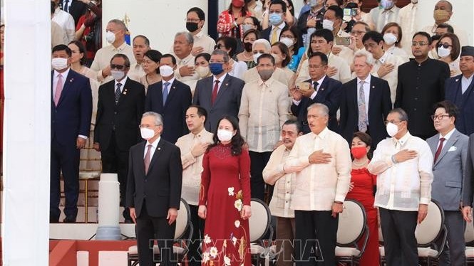 Vietnamese Vice President Vo Thi Anh Xuan meets with President Marcos and foreign leaders in Philippines