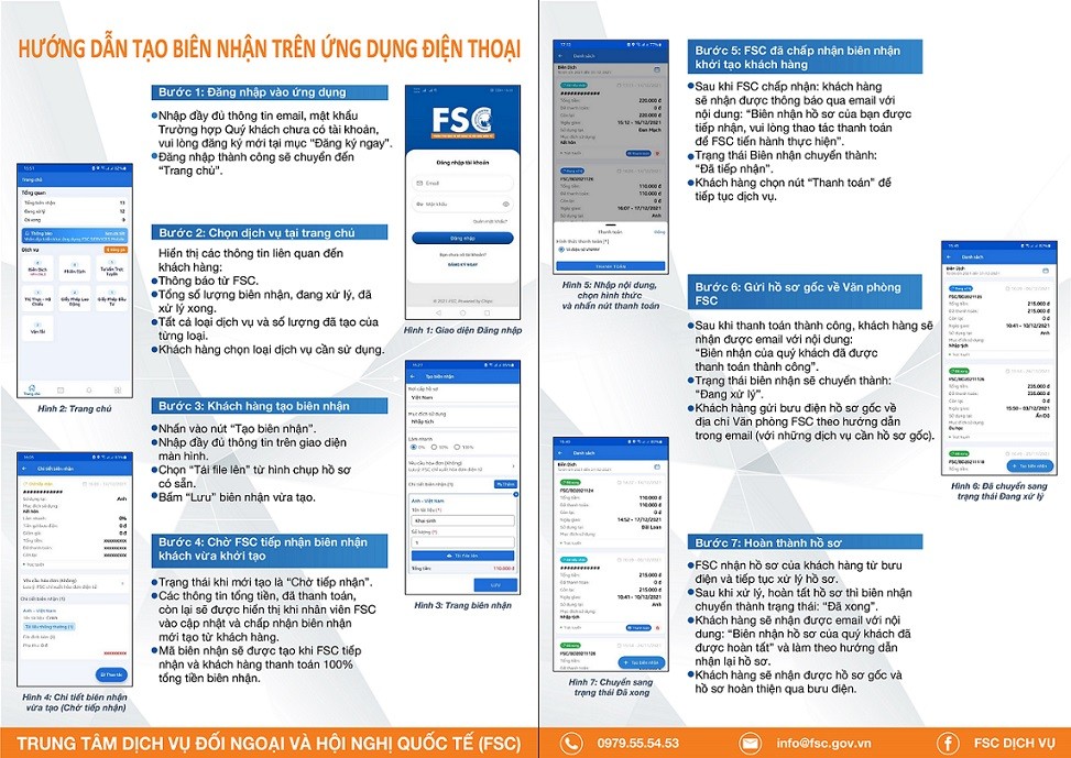 Ra mắt ứng dụng cung ứng dịch vụ có yếu tố nước ngoài - App Mobile FSC SERVICES