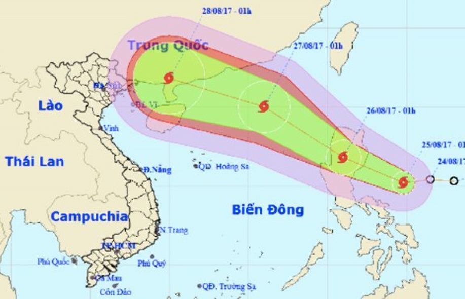 Vietnam Airlines điều chỉnh lịch bay do ảnh hưởng của cơn bão Pakhar