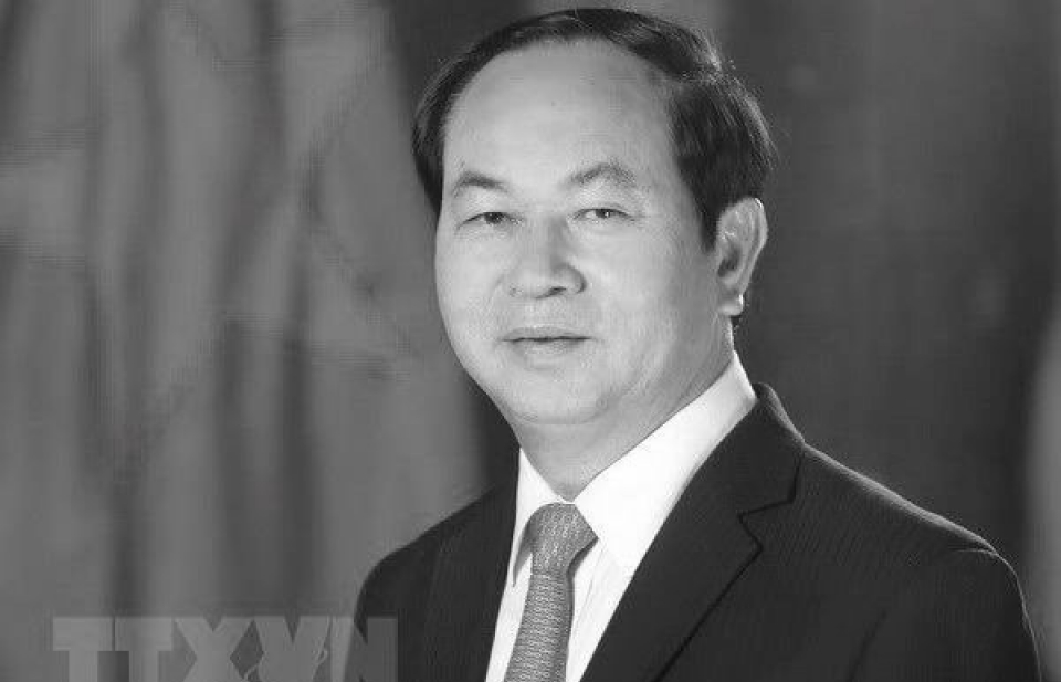 Lào công bố quốc tang tưởng nhớ cố Chủ tịch nước Trần Đại Quang