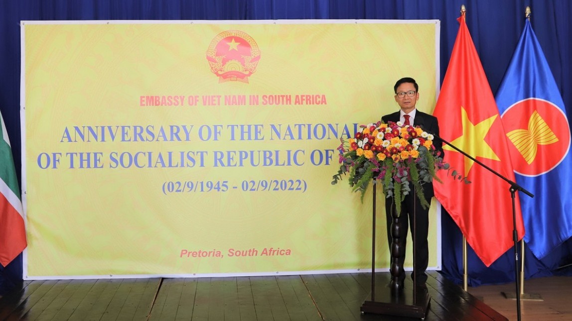 Đại sứ quán Việt Nam tại Nam Phi long trọng tổ chức Lễ kỷ niệm 77 năm Quốc khánh 2/9
