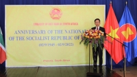 Đại sứ quán Việt Nam tại Nam Phi long trọng tổ chức Lễ kỷ niệm 77 năm Quốc khánh 2/9