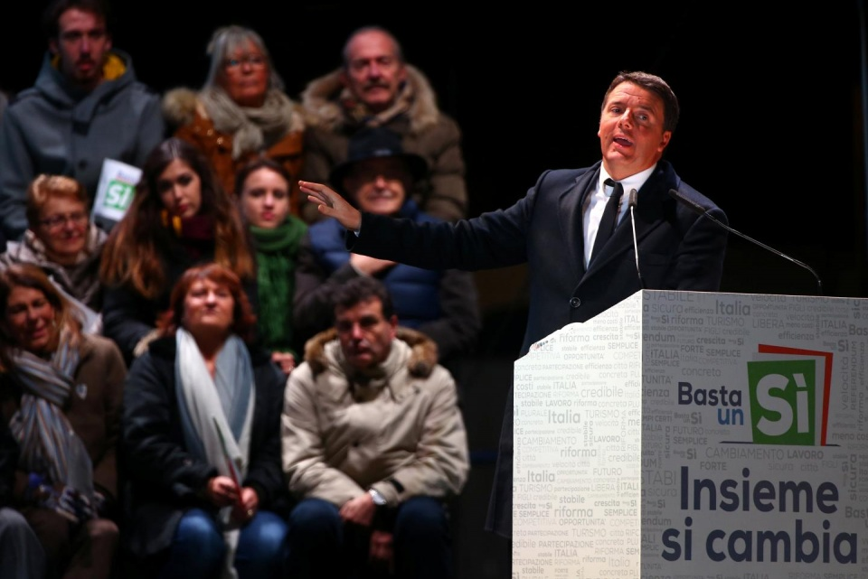 Trưng cầu ý dân về cải cách hiến pháp: Canh bạc của Italy