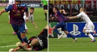 Barcelona bị “cướp” hai quả penalty tại San Siro