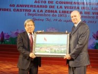 Kỷ niệm 40 năm chủ tịch Fidel Castro thăm vùng giải phóng