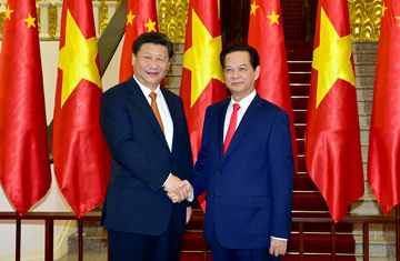 Thủ tướng Nguyễn Tấn Dũng hội kiến Tổng Bí thư, Chủ tịch Trung Quốc Tập Cận Bình