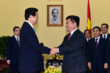 Thủ tướng tiếp Bí thư tỉnh ủy Vân Nam, Trung Quốc