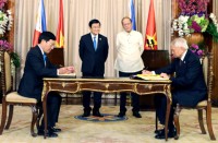 Tuyên bố chung thiết lập quan hệ đối tác chiến lược Việt Nam-Philippines