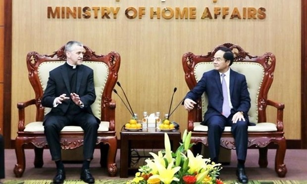 Deputy Minister of Home Affairs receives Holy See guest