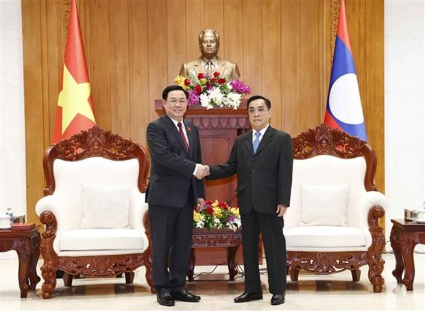 NA Chairman receives President of State Audit Organisation, meets former leader of Laos