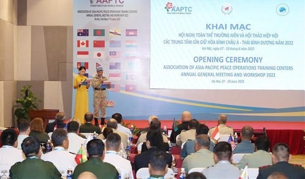 Vietnam chairs Meeting of Association of Asia-Pacific Peace Operations Training Centres