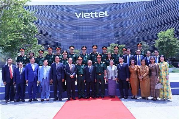 Cambodian NA leader visits Viettel