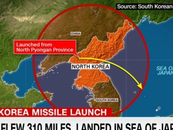 Trung - Nhật - Nga phản đối vụ phóng tên lửa của Triều Tiên
