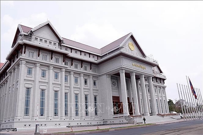 Tòa nhà Quốc hội mới của Lào. (Nguồn: TTXVN)