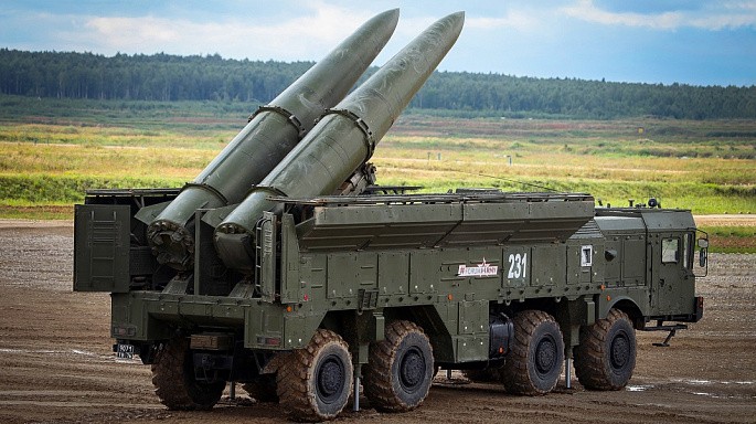 Tổ hợp tên lửa Iskander Nga đang dùng trong chiến dịch quân sự đặc biệt tại Ukraine. (Nguồn: European Security Defence)