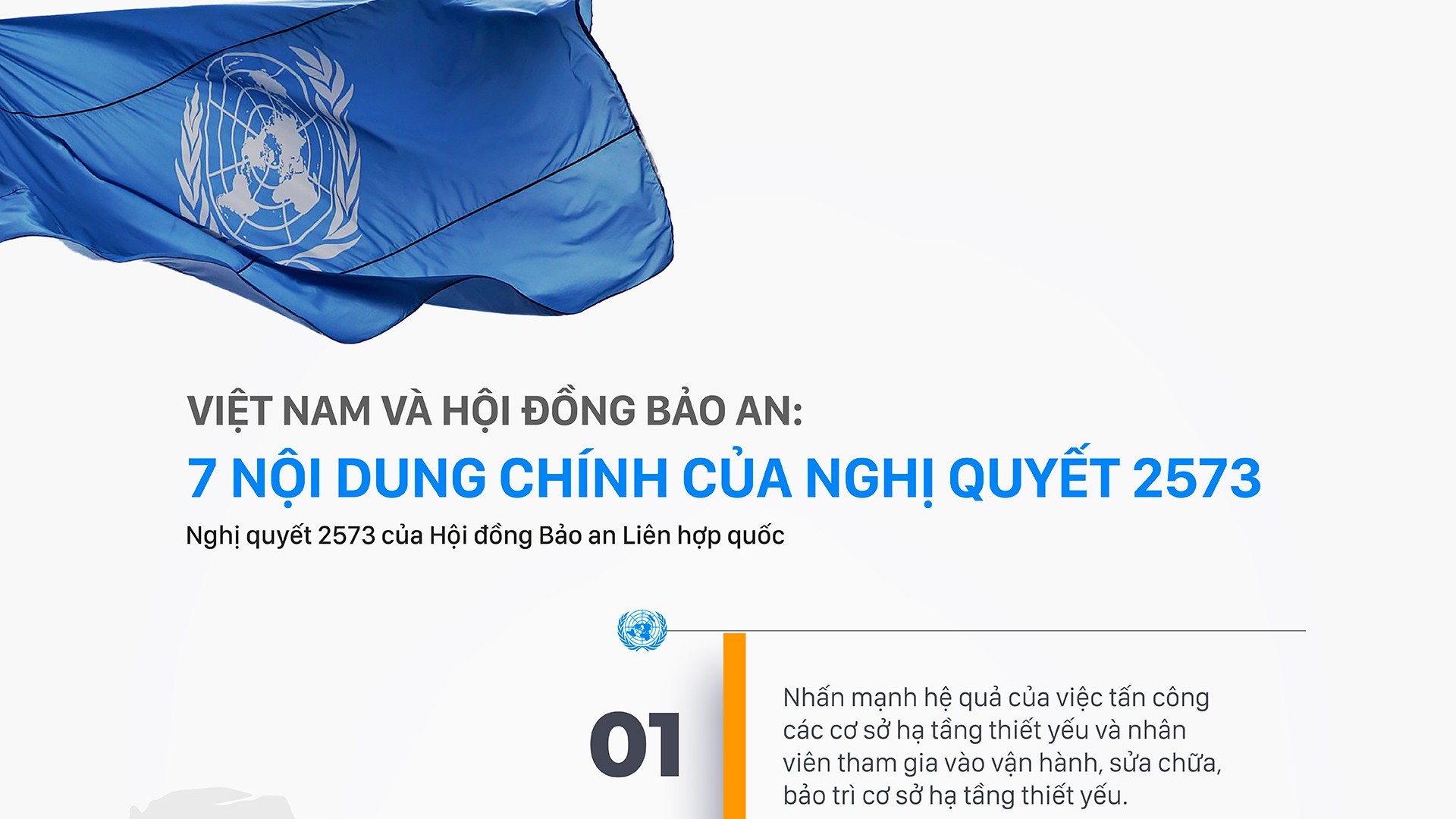 7 nội dung chính của Nghị quyết 2573 do Việt Nam xây dựng được Hội đồng Bảo an thông qua