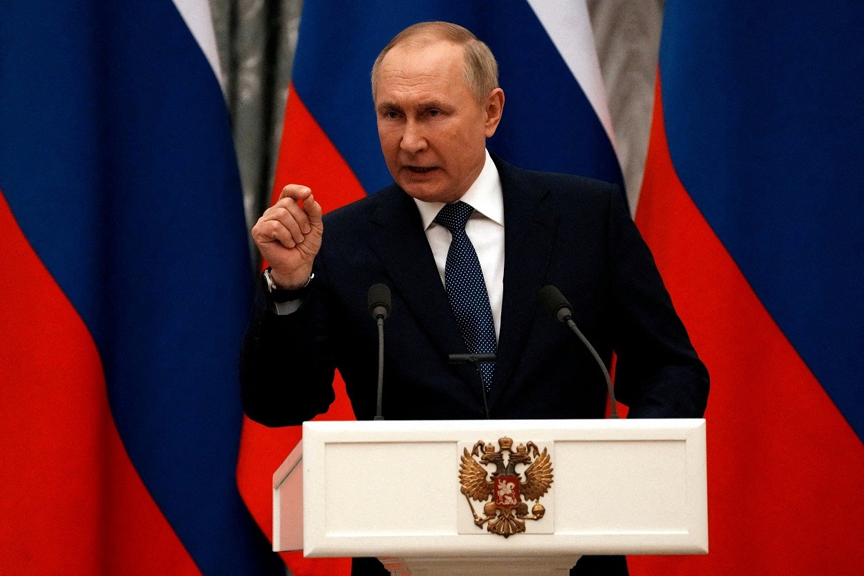 Tổng thống Putin lên tiếng nhắc nhở Nga vẫn đang nắm trong tay những vũ khí kinh tế chiến lược. (Nguồn: Reuters)