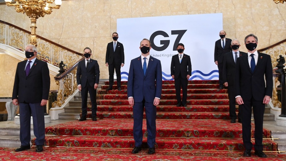 Ngoại trưởng các nước G7 tham dự Hội nghị trực tiếp đầu tiên sau 2 năm. (Nguồn: PA)