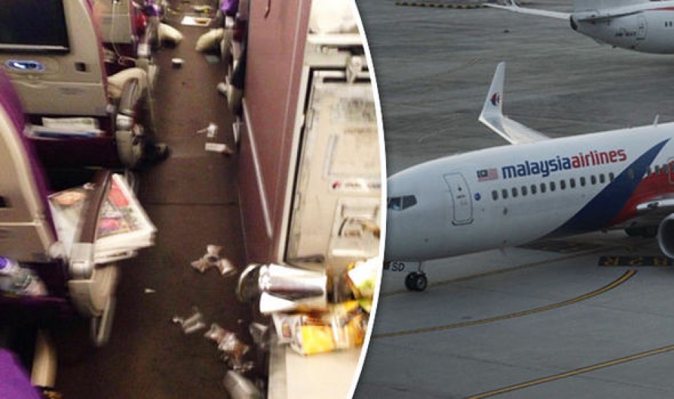 may bay cua malaysia airlines gap thoi tiet xau 34 nguoi bi thuong