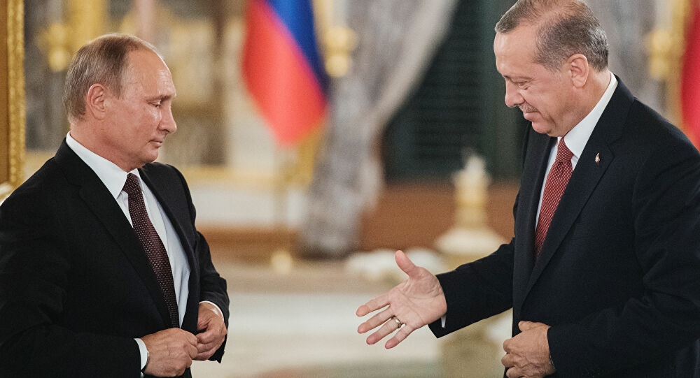 Tổng thống Thổ Nhĩ Kỳ Recep Tayyip Erdogan từng gọi người đồng cấp Nga Vladimir Putin là 'người bạn đáng mến'. (Nguồn: Sputnik)
