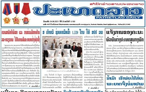 Truyền thông Lào đánh giá cao ý nghĩa chuyến thăm Việt Nam của Tổng Bí thư, Chủ tịch nước Thongloun Sisoulith